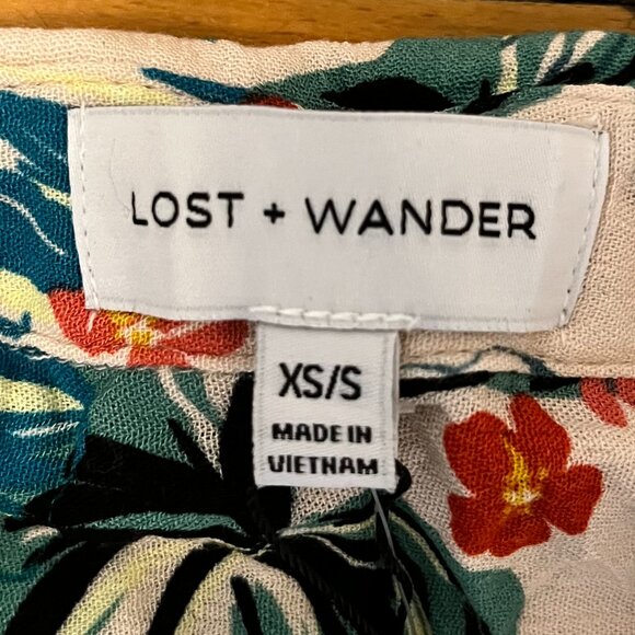 NWT Lost + Wander Luau On the Beach Coverup/Dress, Size XS/S - Picture 7 of 12